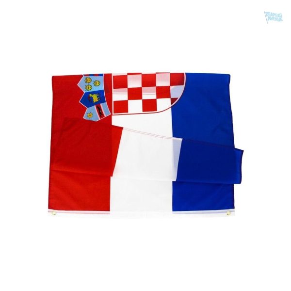 Drapeau Croatie, 90 x 150 cm, pour les supporters et les fans