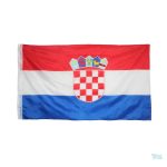 Drapeau extérieur de la Croatie, design vibrant et coloré