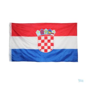 Drapeau extérieur de la Croatie, design vibrant et coloré