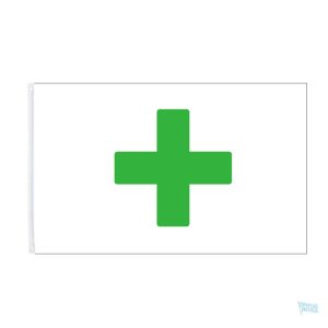 Drapeau Croix Verte
