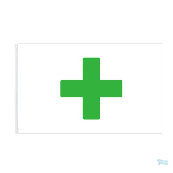 Drapeau Croix Verte