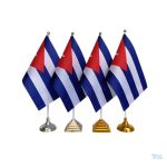 Drapeau Cuba de table, symbole de l'identité cubaine