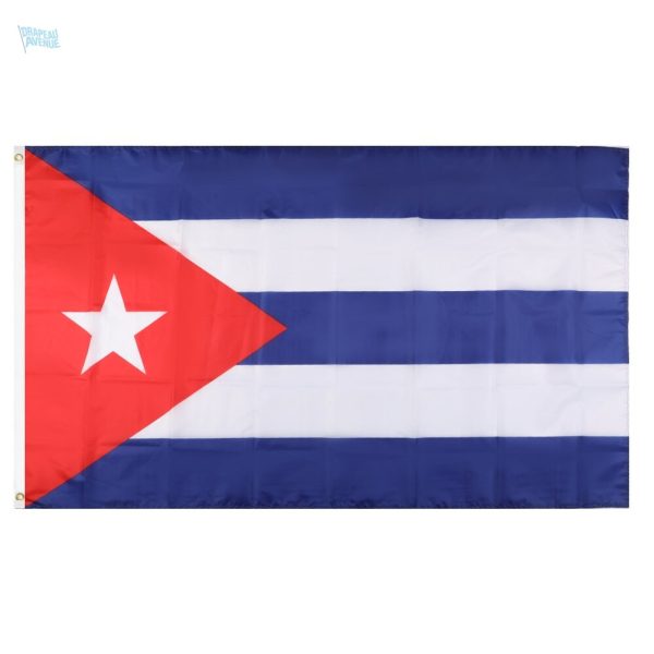 Drapeau Cuba extérieur en tissu résistant pour usage extérieur
