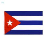 Drapeau Cuba fourreau, symbole national en tissu résistant