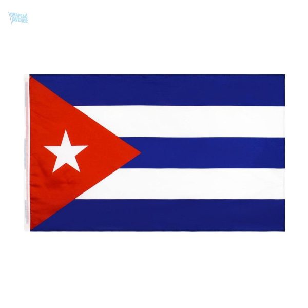 Drapeau Cuba fourreau, symbole national en tissu résistant