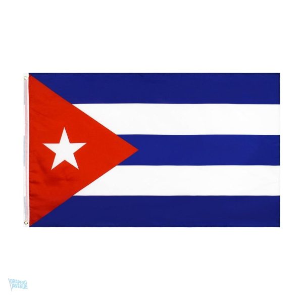 Drapeau géant de Cuba en tissu durable