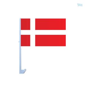 Drapeau du Danemark pour voiture, accessoire national
