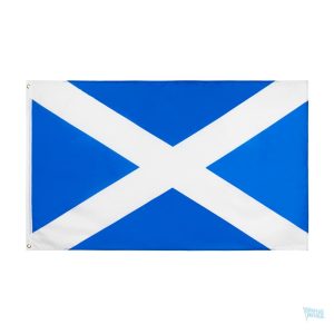Drapeau géant de l'Écosse avec motif traditionnel