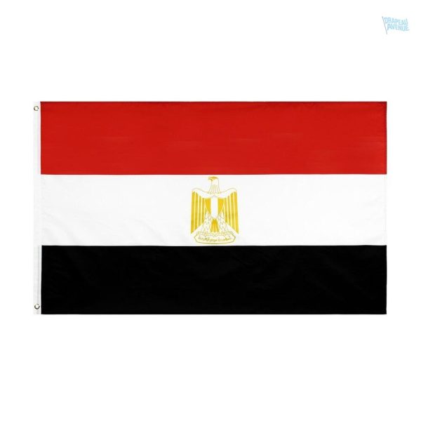 Drapeau Egypte 120 x 180 cm en polyester