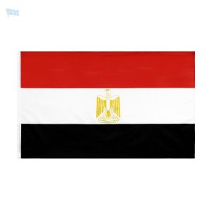 Drapeau Egypte fourreau en polyester, couleur officielle