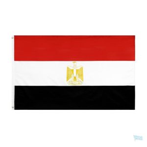 Drapeau géant de l'Égypte en tissu résistant