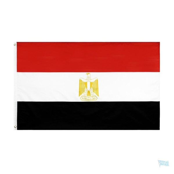 Drapeau géant de l'Égypte en tissu résistant