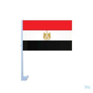 Drapeau Égypte pour voiture en tissu résistant