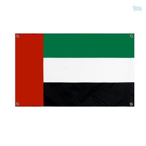 Drapeau des Émirats Arabes Unis avec 4 œillets