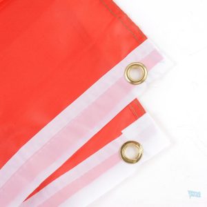 Drapeau EAU en polyester 100% pour décoration extérieure