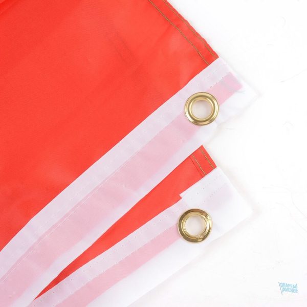 Drapeau EAU en polyester 100% pour décoration extérieure