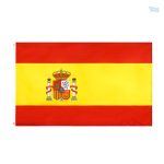 Drapeau Espagne 128 x 192 cm, emblème national