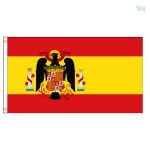 Drapeau Espagne avec aigle
