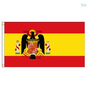 Drapeau Espagne avec aigle