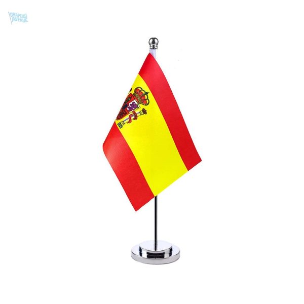 Drapeau de table Espagne, accessoire décoratif pour événements