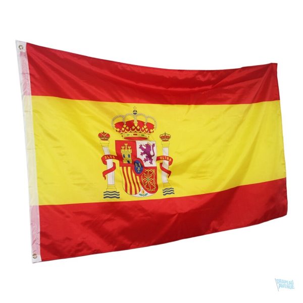 Drapeau Espagne pour décoration extérieure, vibrant et durable