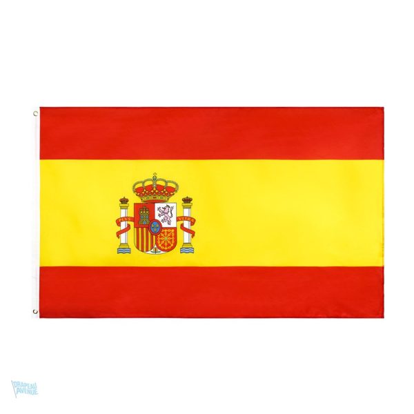 Drapeau Espagne Géant en tissu résistant pour événements