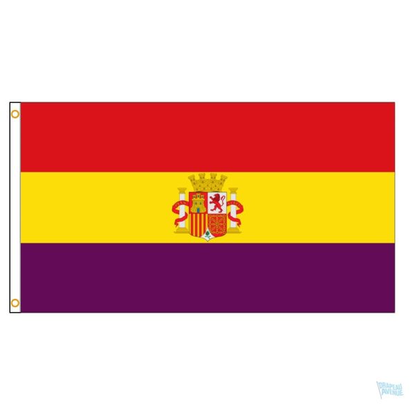 Drapeau Espagne Seconde République
