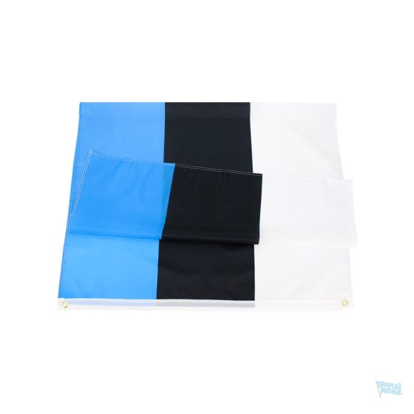 Drapeau estonien 128 x 192 cm, accessoire de fête nationale