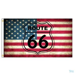 Drapeau des États-Unis Route 66