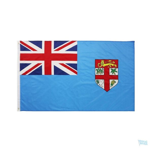 Drapeau Fidji extérieur en tissu résistant pour usage extérieur