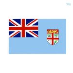 Drapeau Fidji fourreau en tissu résistant pour affichage extérieur