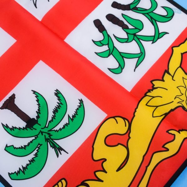 Drapeau Fidji : symbole national en tissu durable