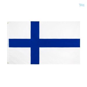 Drapeau Finlande 120 x 180 cm en tissu durable
