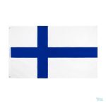 Drapeau Finlande Géant en tissu résistant pour événements