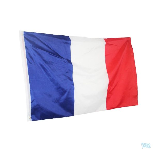 Drapeau France extérieur en tissu résistant pour usage extérieur