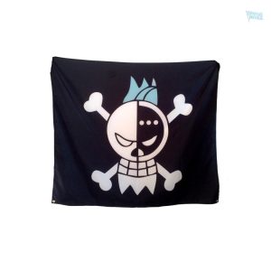 Drapeau Franky One Piece affichant le personnage emblématique