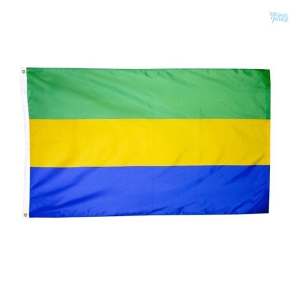 Drapeau du Gabon 128 x 192 cm