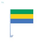 Drapeau du Gabon pour voiture, accessoire patriotique