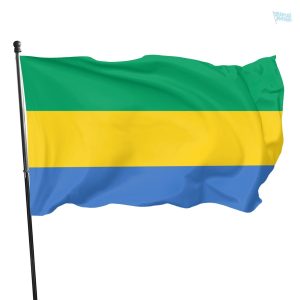 Drapeau Gabon, idéal pour décoration et supports visuels