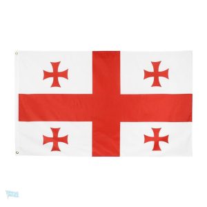 Drapeau Géorgie 128 x 192 cm