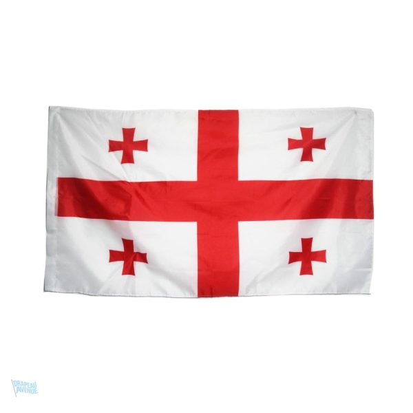 Drapeau Géorgie extérieur, symbole national emblématique