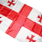 Drapeau extérieur Géorgie, design classique et distinctif