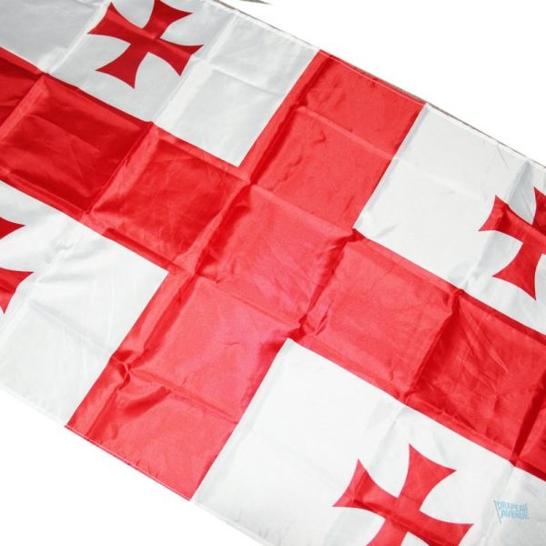 Drapeau extérieur Géorgie, design classique et distinctif