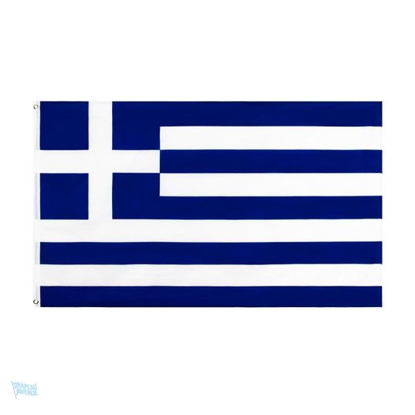 Drapeau de la Grèce 90 x 150 cm en tissu résistant