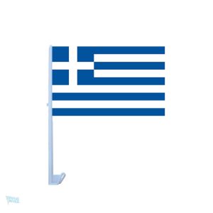 Drapeau Grèce pour voiture, symbole national en tissu léger