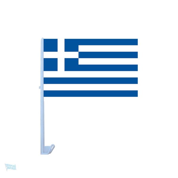 Drapeau Grèce pour voiture, symbole national en tissu léger