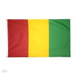 Drapeau de la Guinée 90 x 150 cm en tissu résistant
