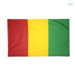 Drapeau Guinée fourreau en tissu vibrant et coloré