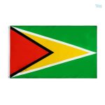 Drapeau Guyana 120 x 180 cm en tissu coloré