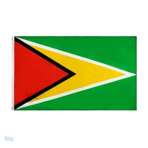 Drapeau Guyana 128 x 192 cm, design coloré et emblématique
